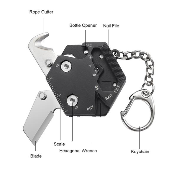 Multitool Folding Coin Edc Knife 5