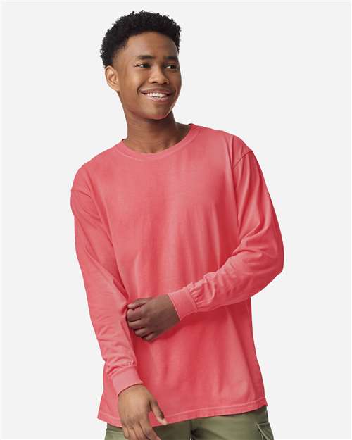 Unisex Garment-Dyed Heavyweight Long Sleeve T-Shirt - 6014 20