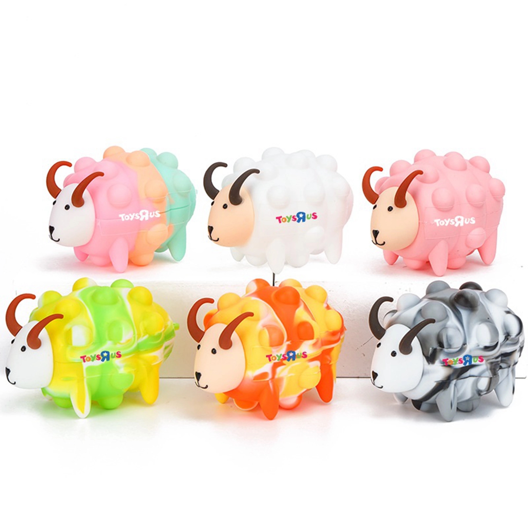 Sheep Shaped Push Pop Bubble Anti Stress Ball 12