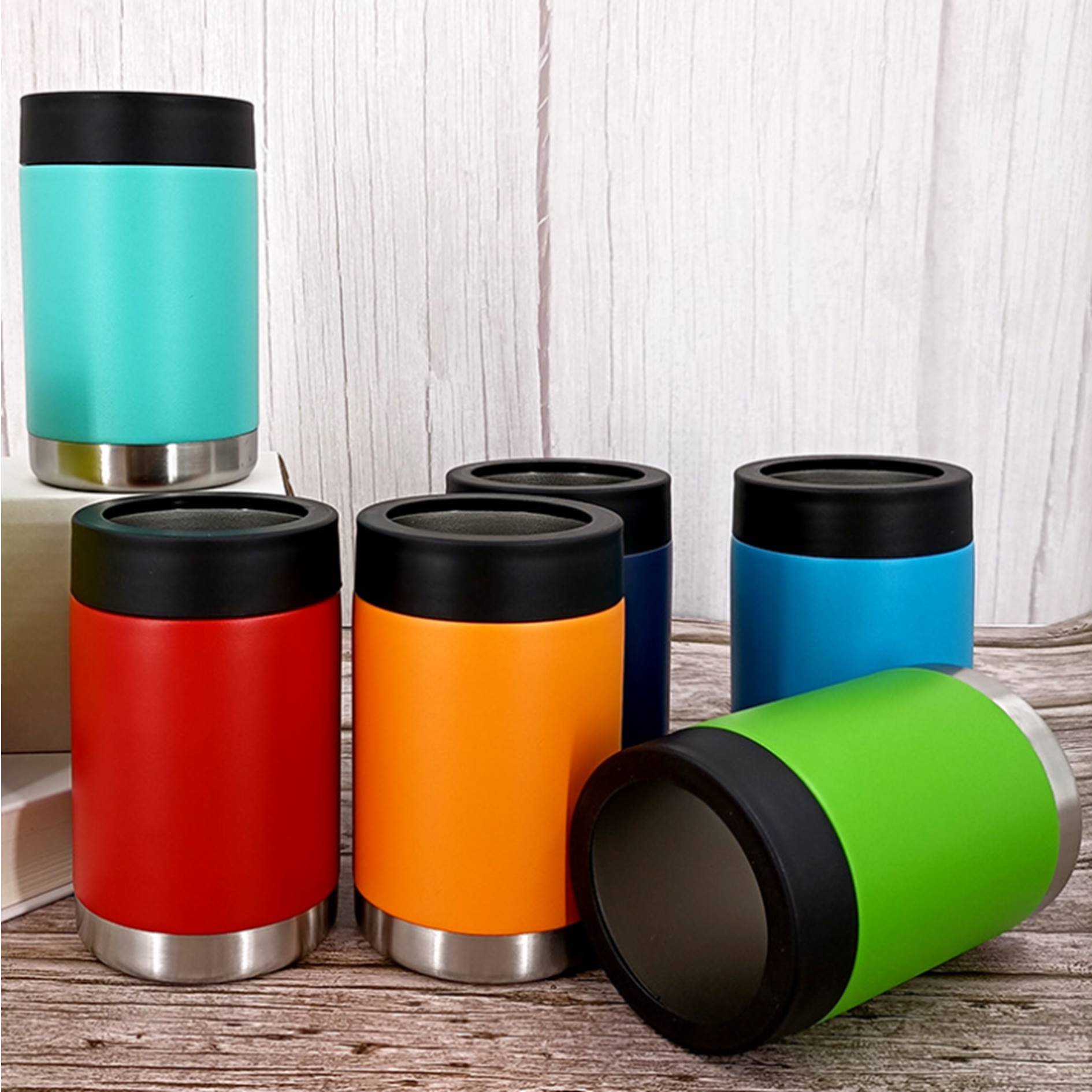 12 oz Stainless Steel Tumbler Can Cooler 6
