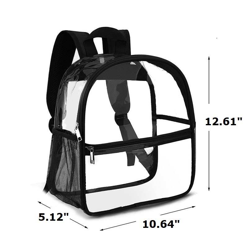 Sleek Transparent PVC Backpack 4