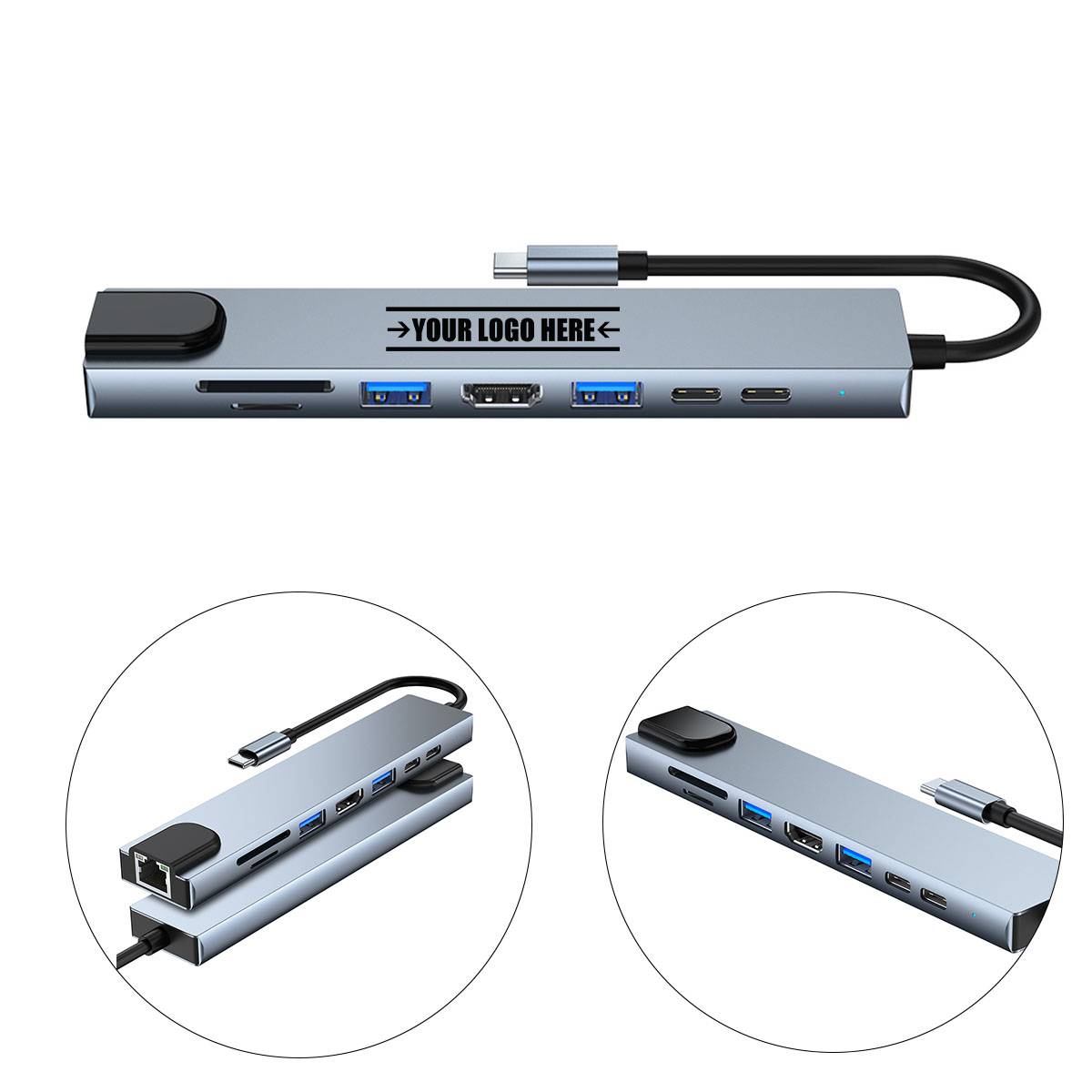 8-In-1 Usb-C Pc Adapter