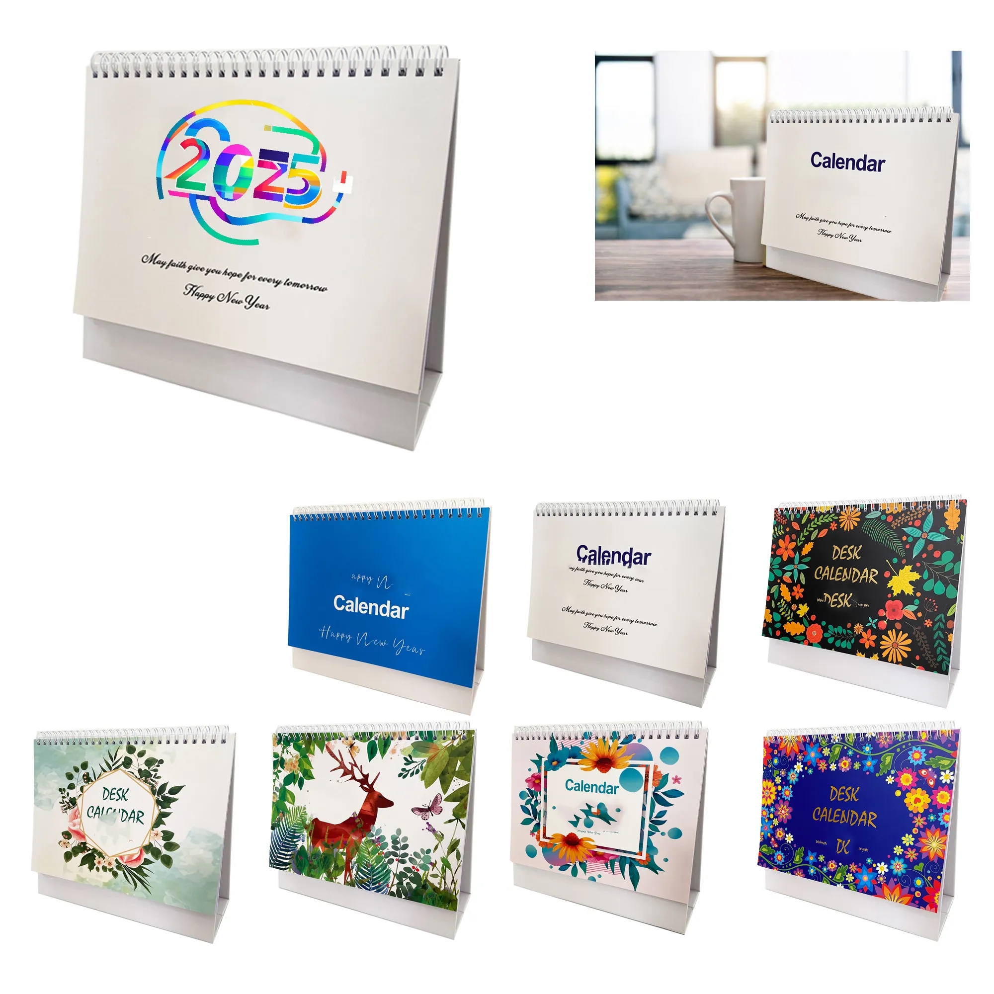 2025 Desk Calendar Notepad 3