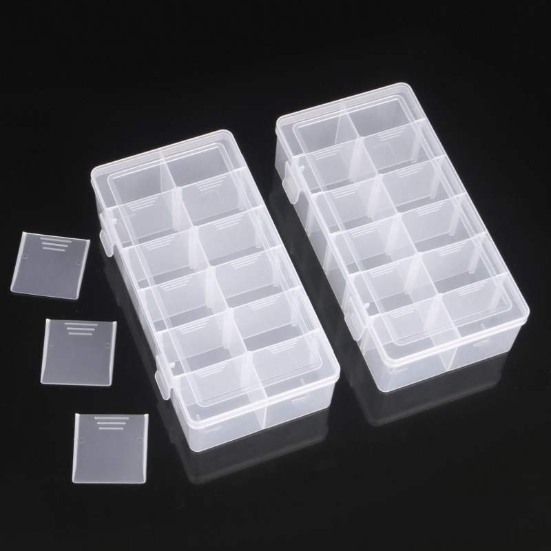 12 Grids Plastic Clear Organizer Box 3