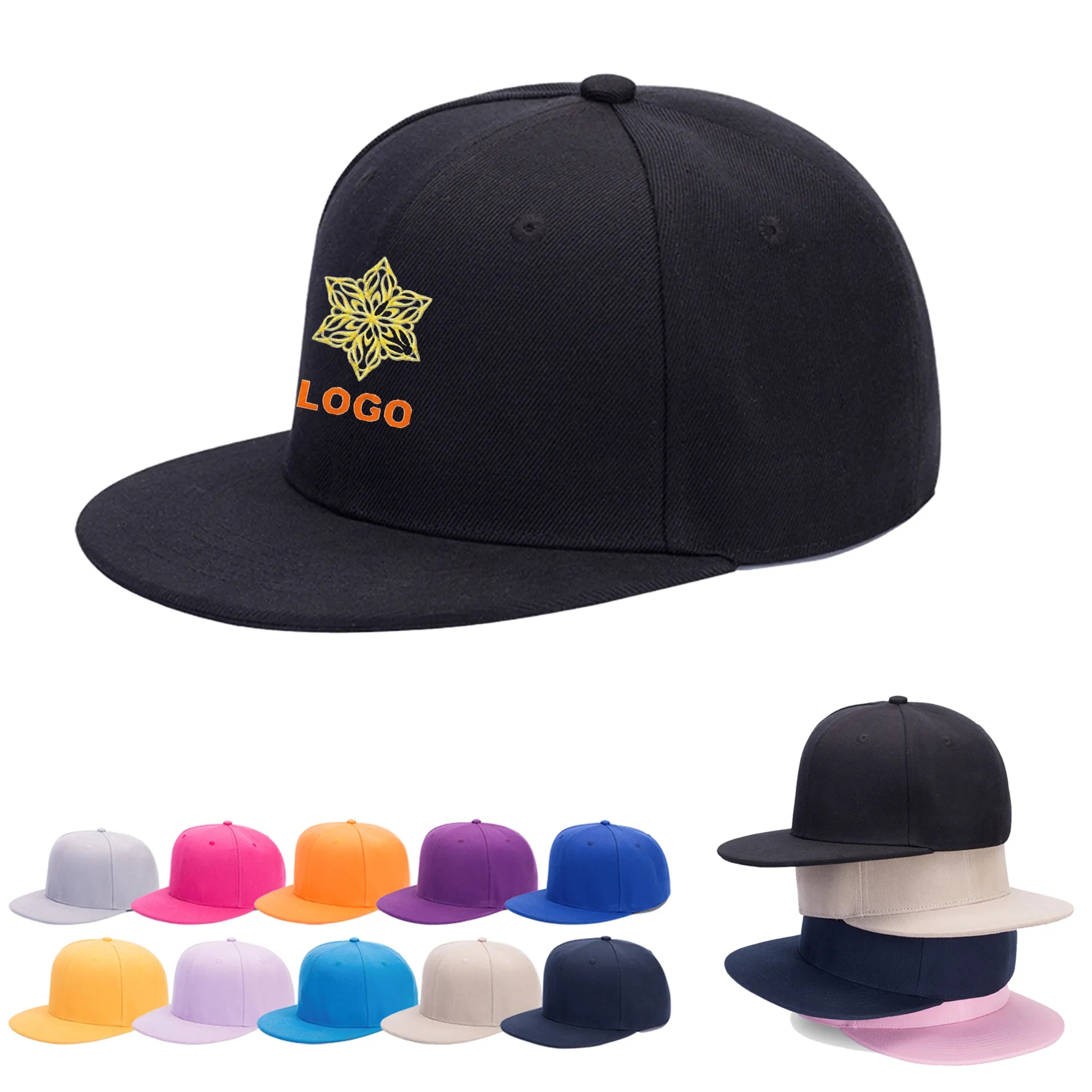 Classic Snapback Hat Cap 15