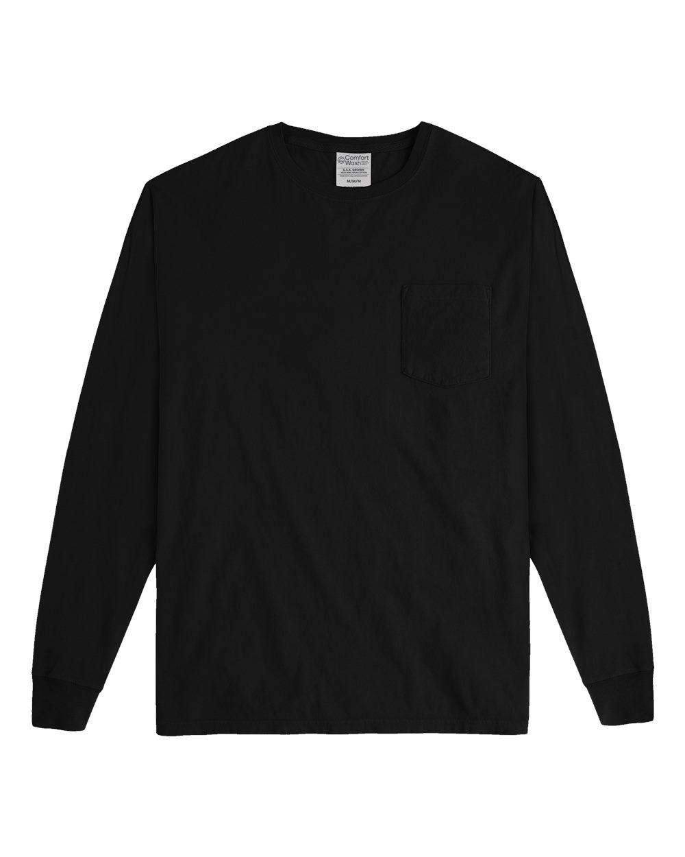 Unisex Garment-Dyed Long Sleeve T-Shirt With a Pocket - GDH250 104