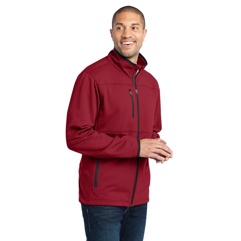 Port Authority Pique Fleece Jacket. 8