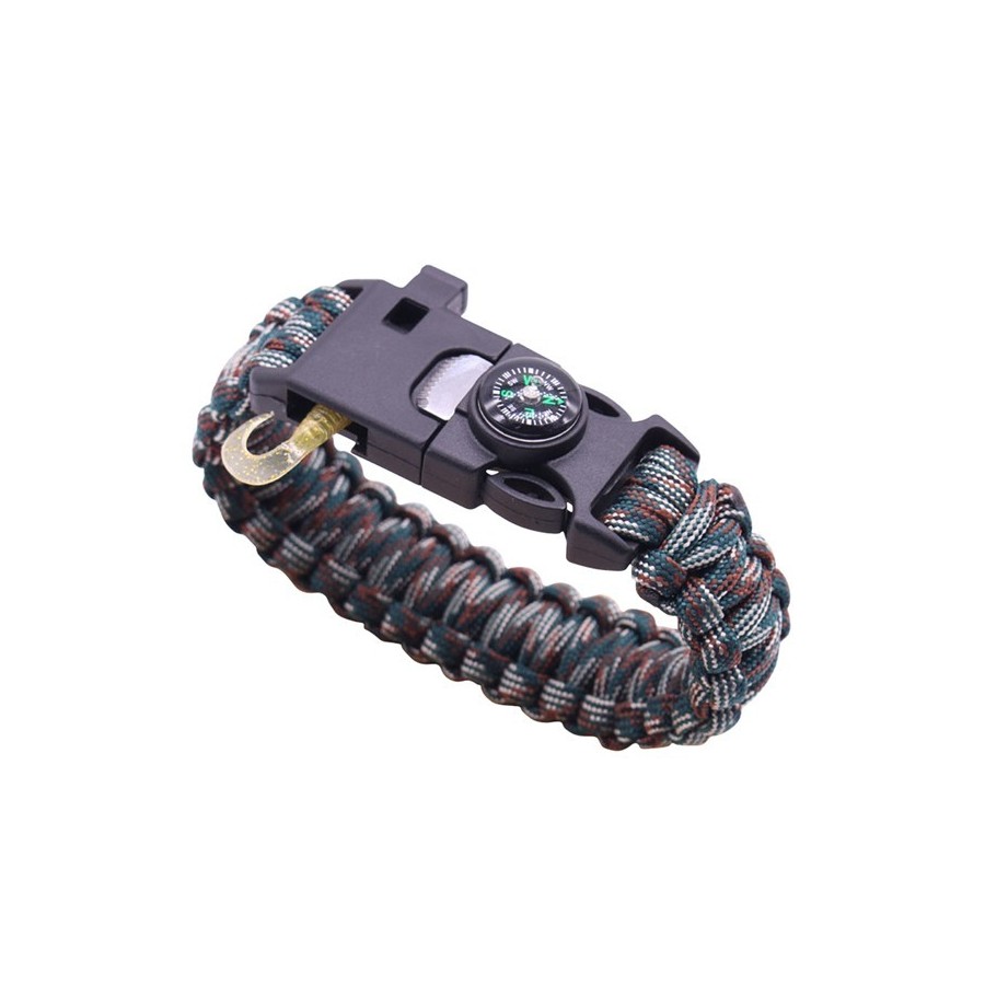 Fishing Hook Survival Paracord Bracelet 2