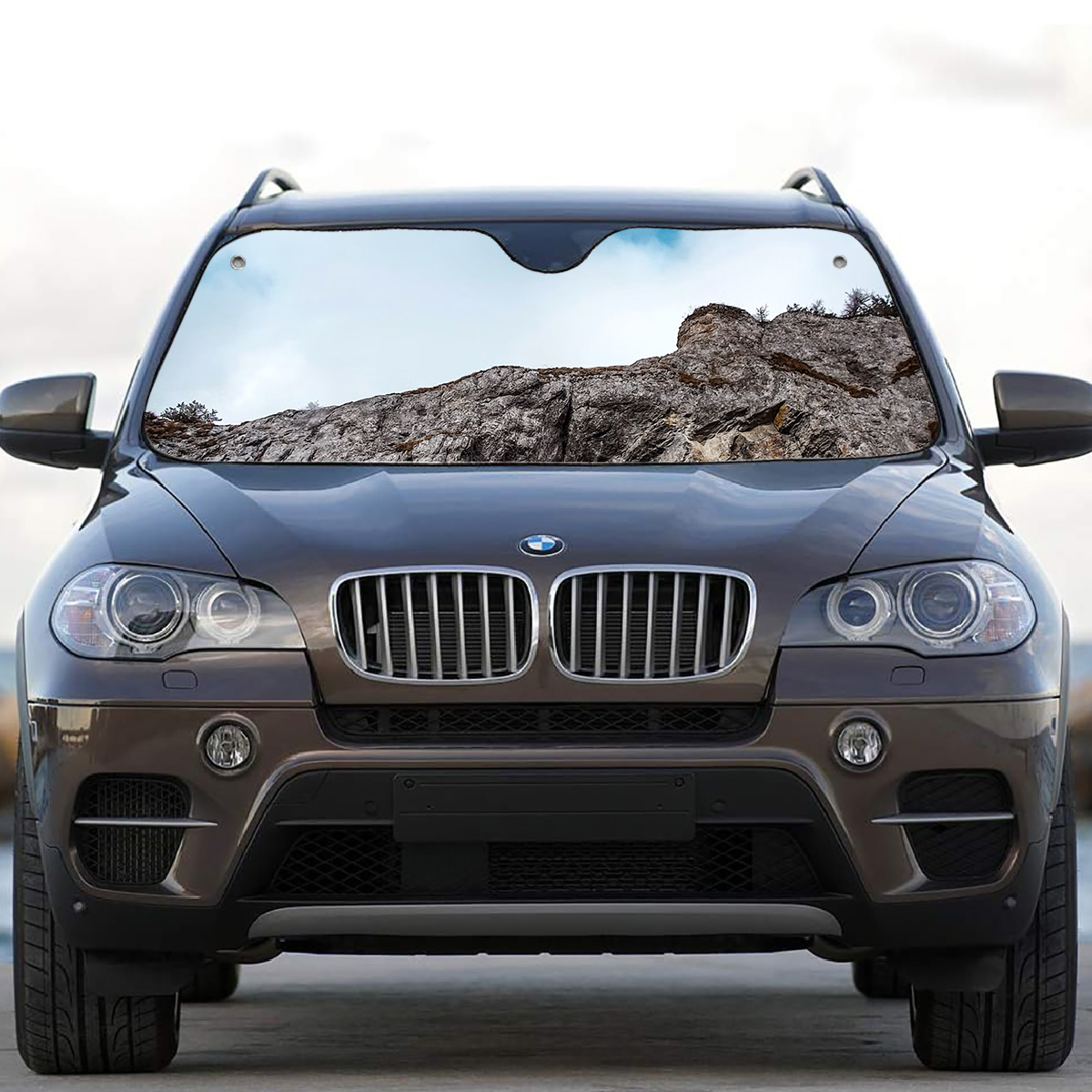 Custom Front Windshield Sun Shade (Extra Large Size) 7