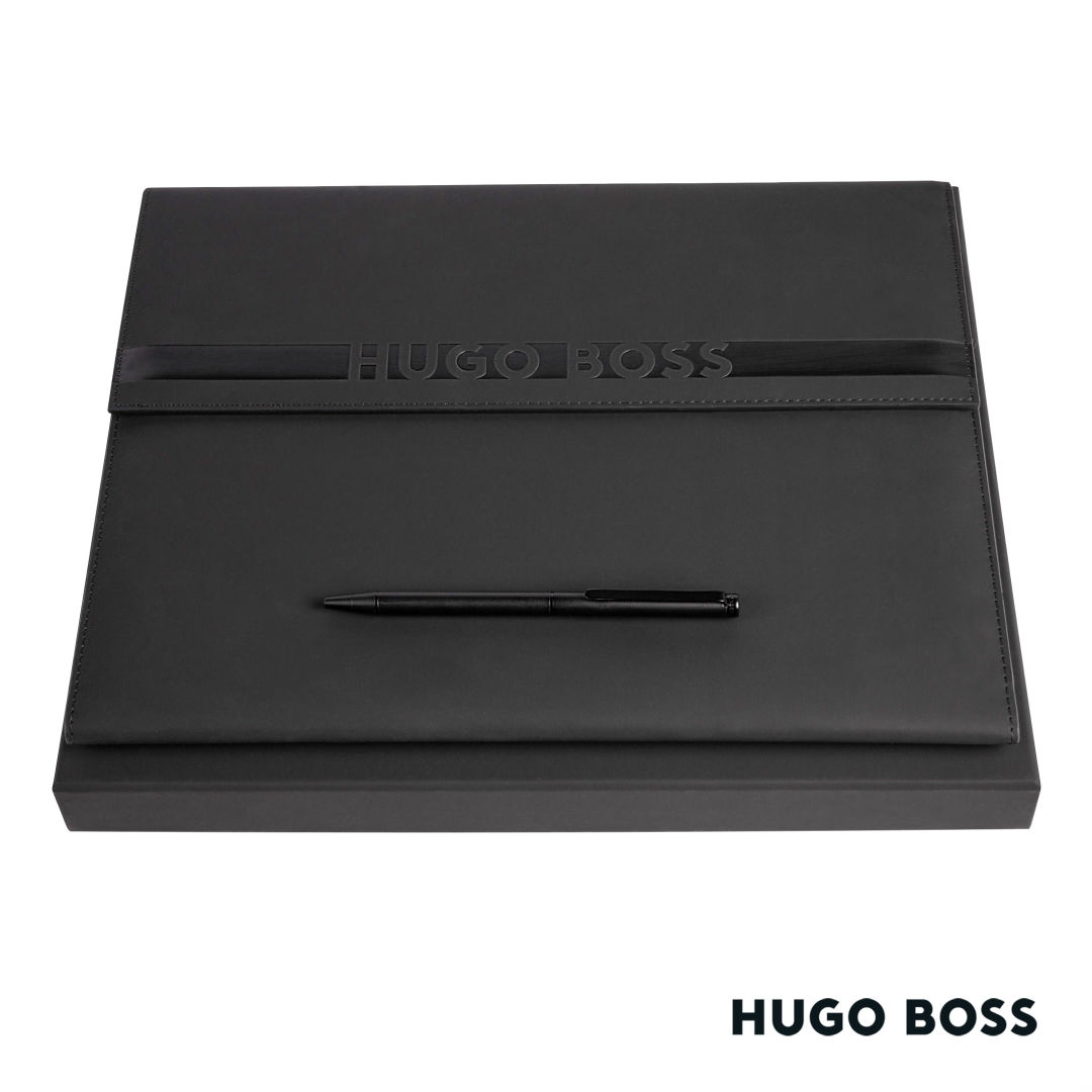 Hugo Boss® Cloud Ballpoint Pen & A4 Folder Set 7