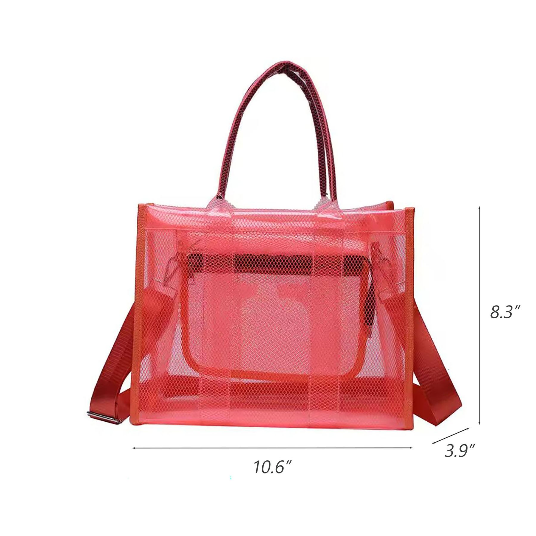 Women's Clear PVC Handbag 1