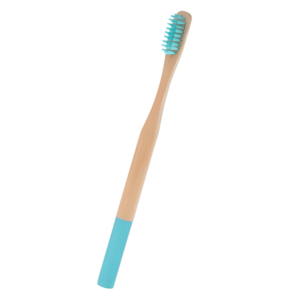 Round Handle Bamboo Toothbrush For Adult 3