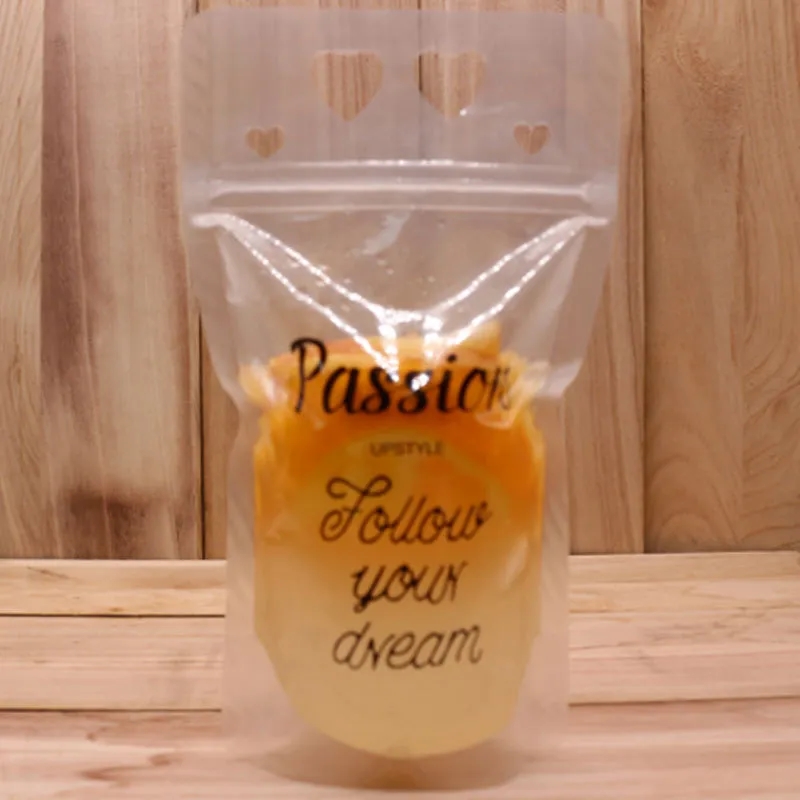 Clear Hand-held Reclosable Drinking Pouch 4