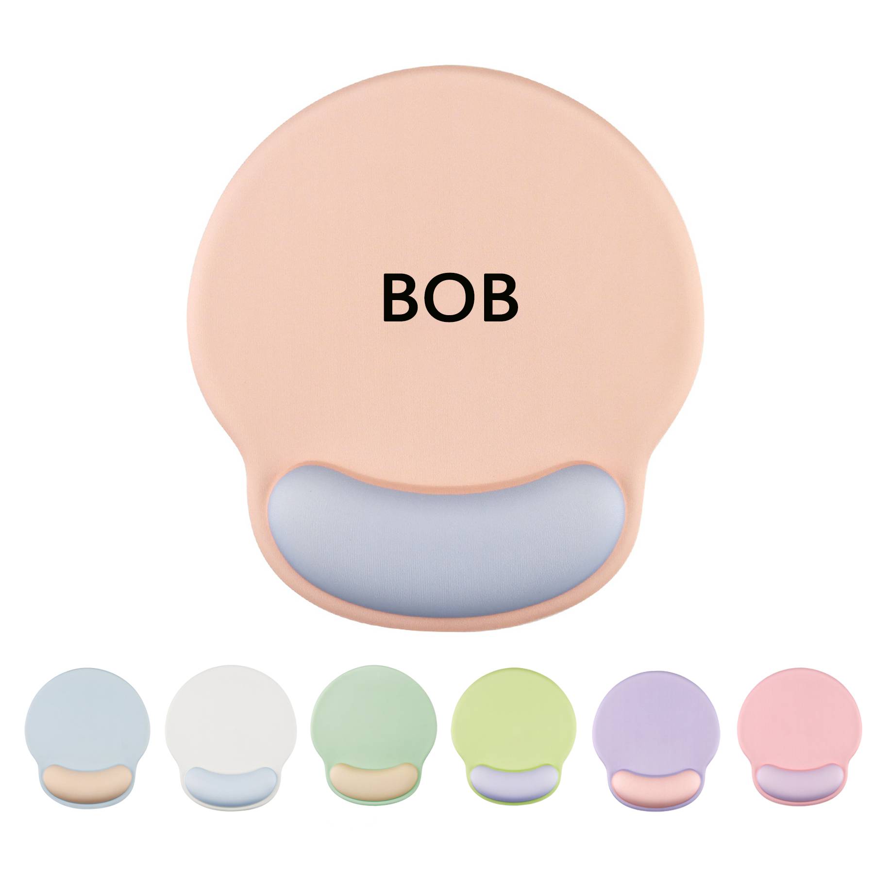 Memory Silica Gel Round Wrist Rest Mouse Pad
