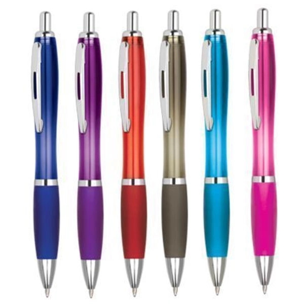 Curvaceous Silhouette Satin Grip Pen 5
