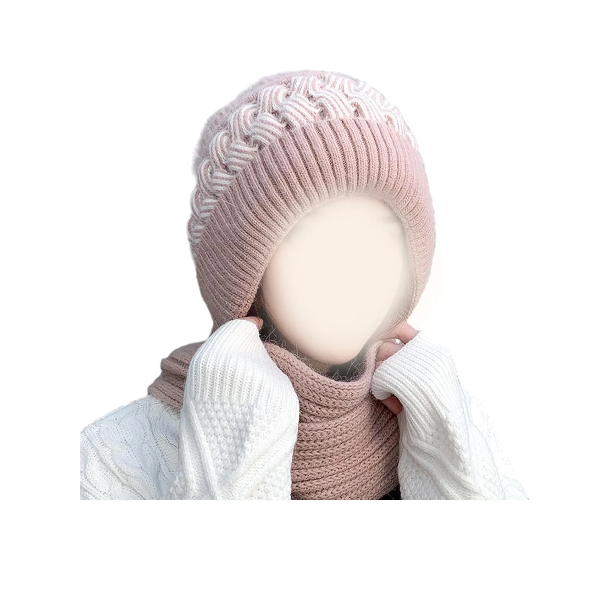 Women's Scarf Integrated Hat 2