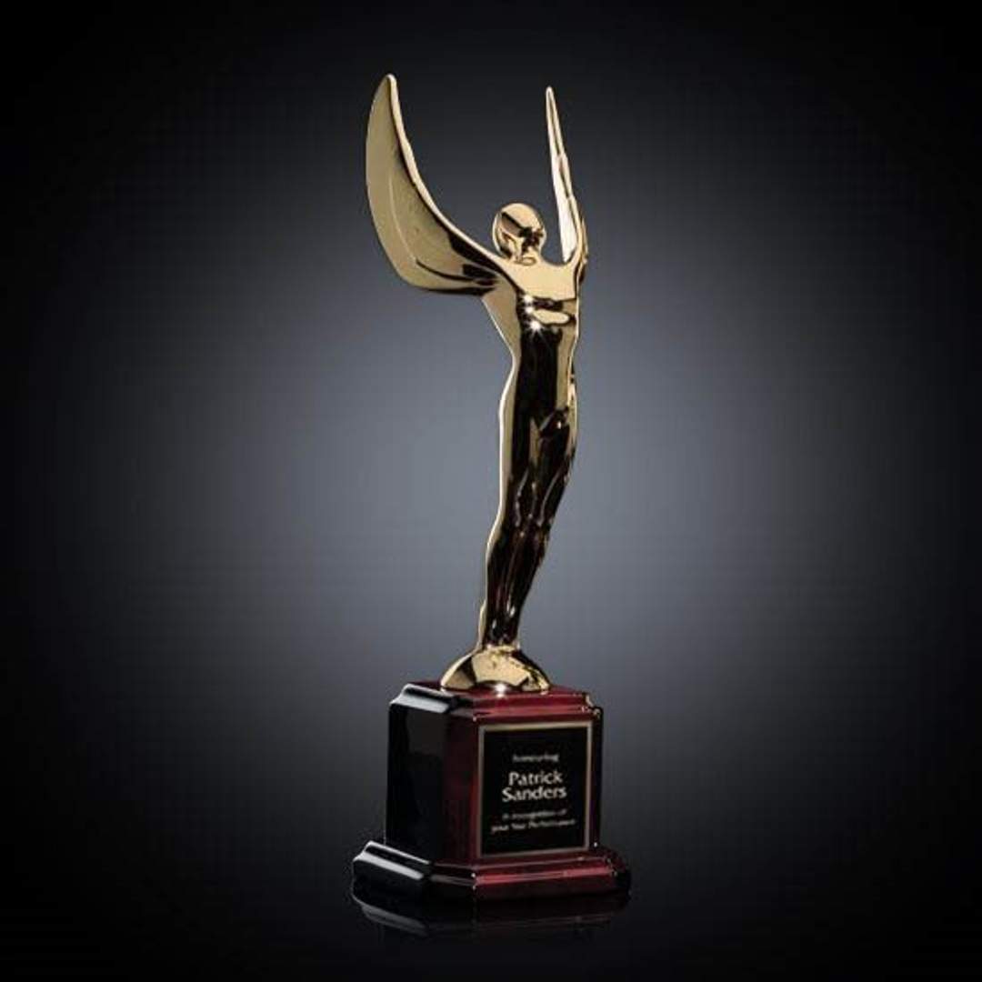 Winged Achievement Award on Rosewood 2