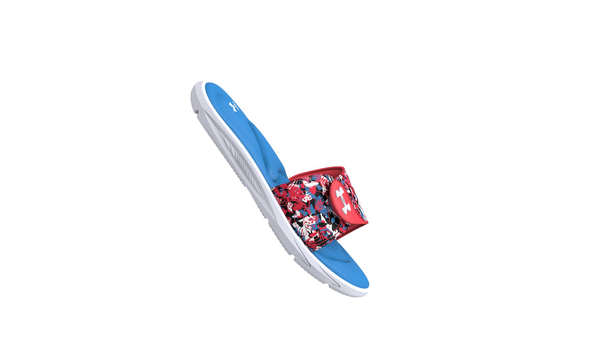 Girls' UA Ignite VI Graphic Strap Slides 7