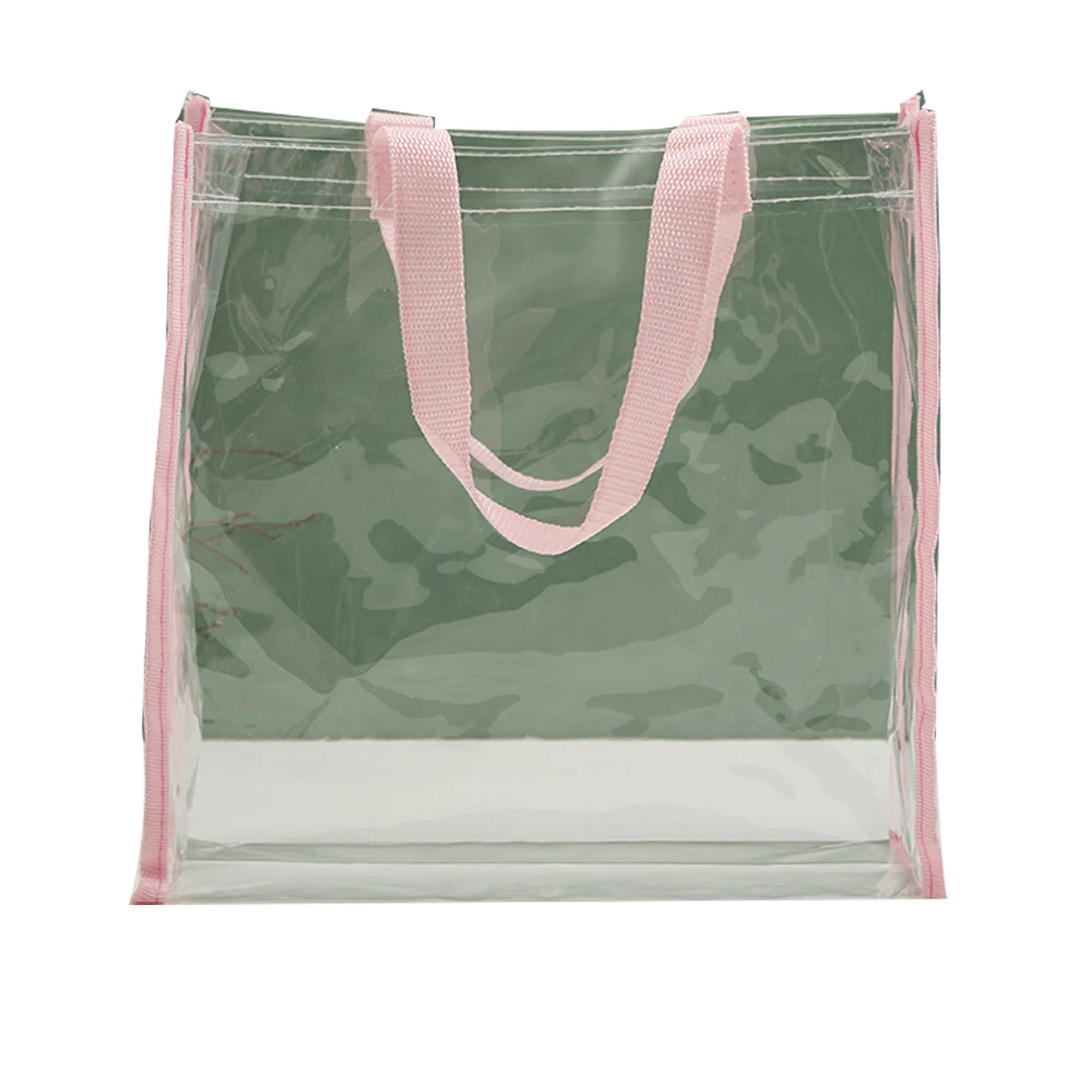 PVC Clear Tote Bag 12"x12"x6" 2