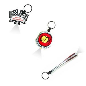 Custom Clothing Themed LED Keychain Flashlight 17