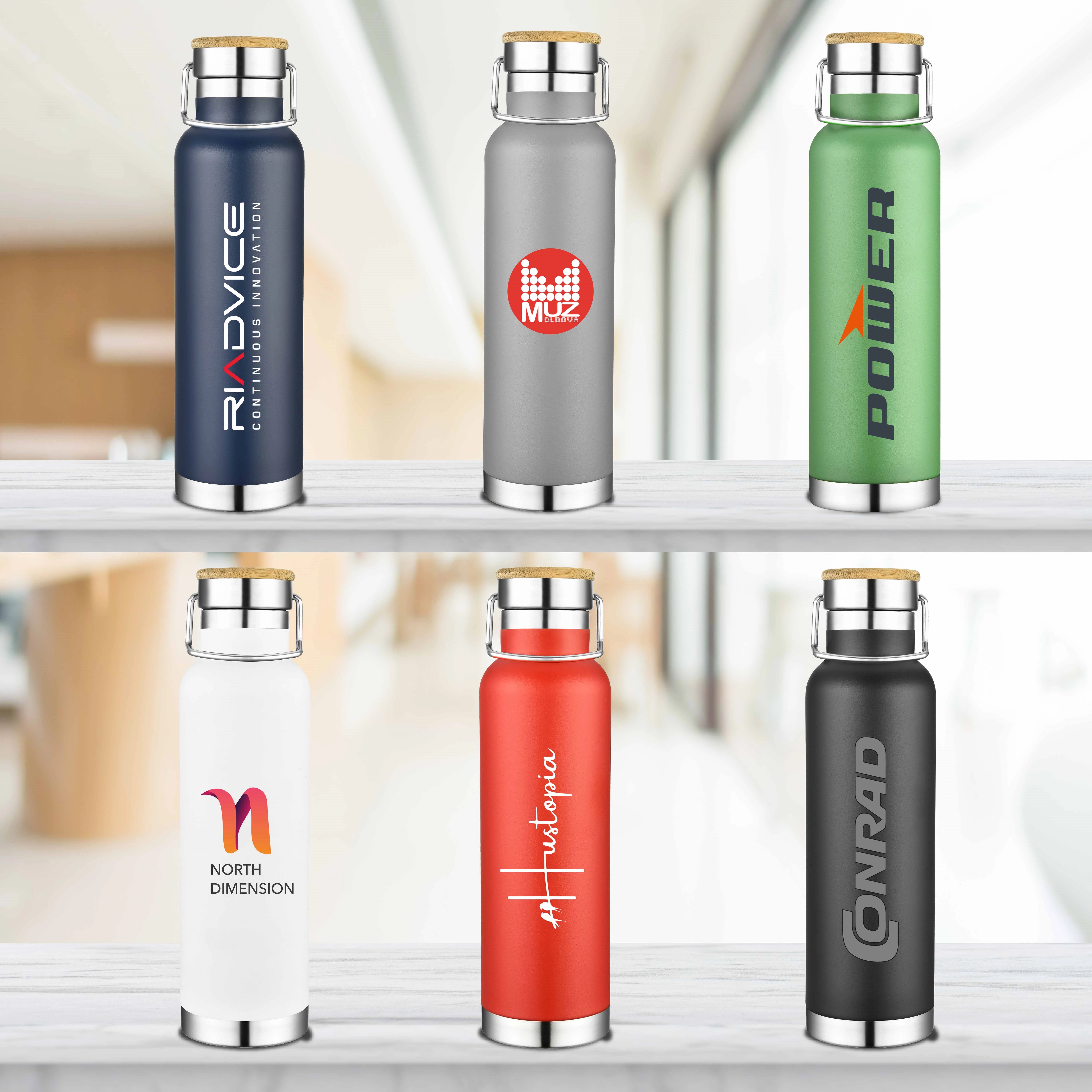 FRASER - 22 OZ STAINLESS STEEL VACUUM INSULATED WATER BOTTLE 8