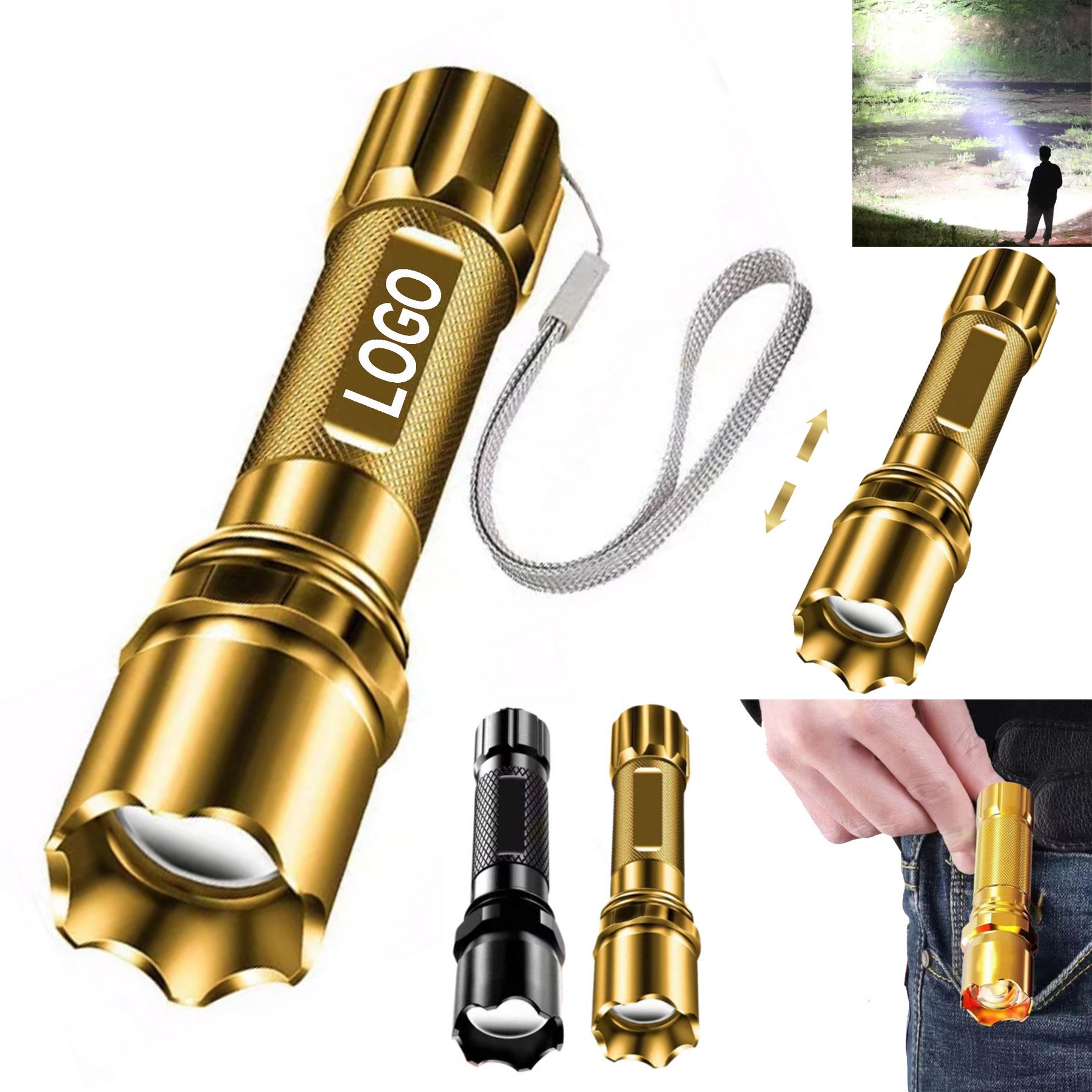 Portable Mini Outdoor Flashlight