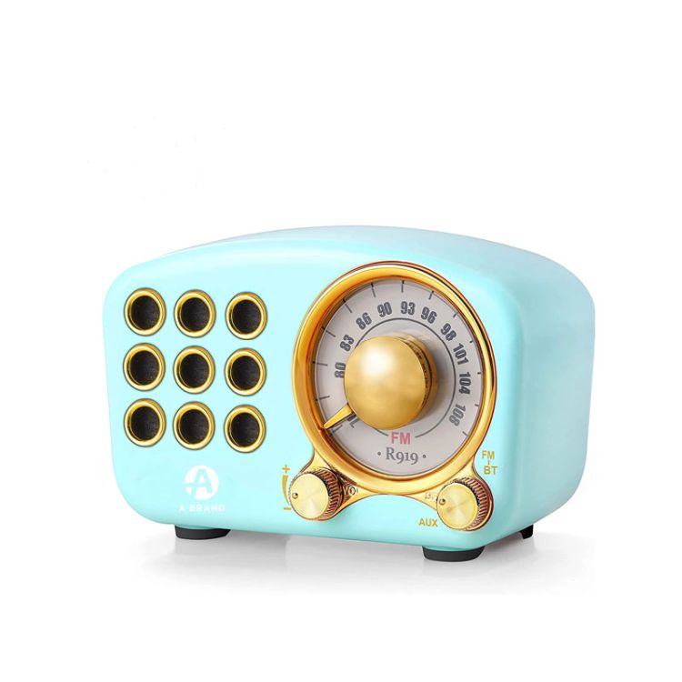 Retro Bluetooth Speaker Vintage FM Radio 1
