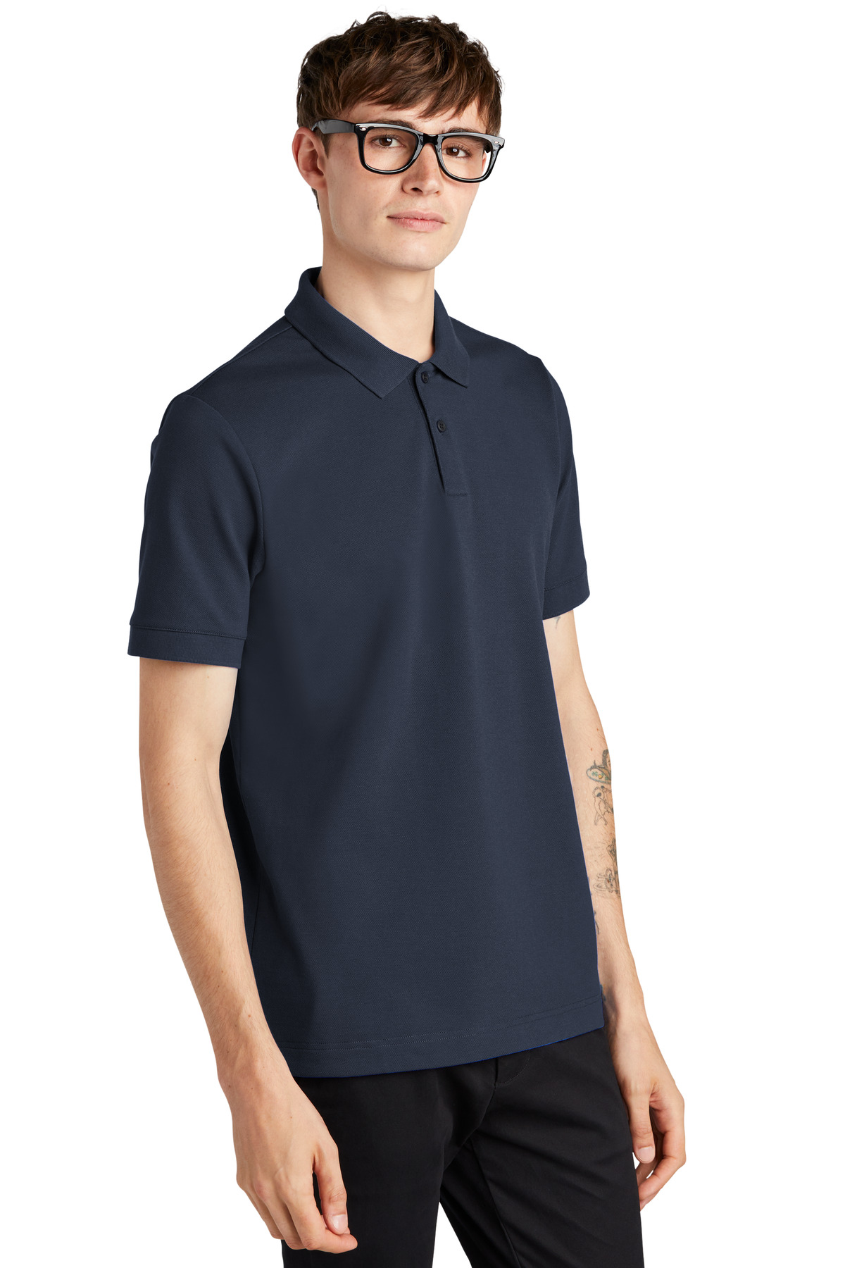 Mercer+Mettle Stretch Heavyweight Pique Polo MM1000 7