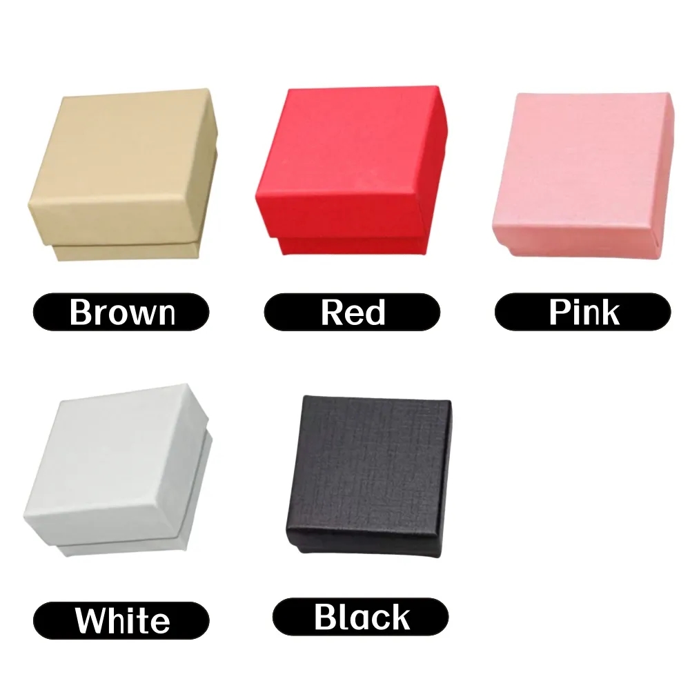 Kraft Jewelry Gift Box with Foam Insert 5