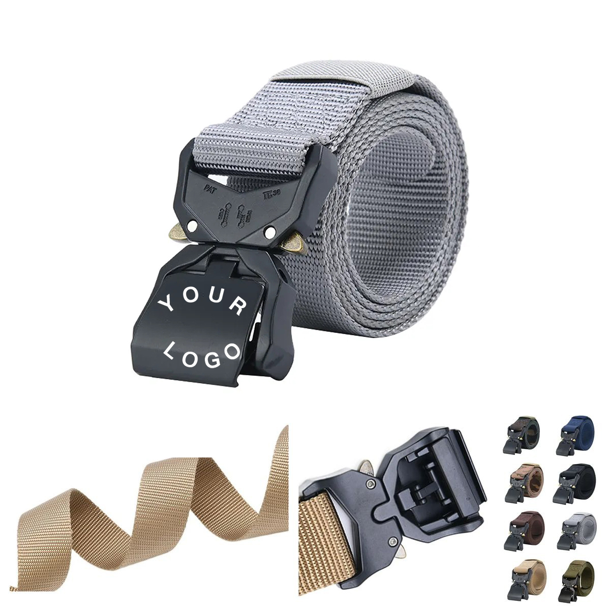 Nylon Tactical Belt With Adjustable Fit 3