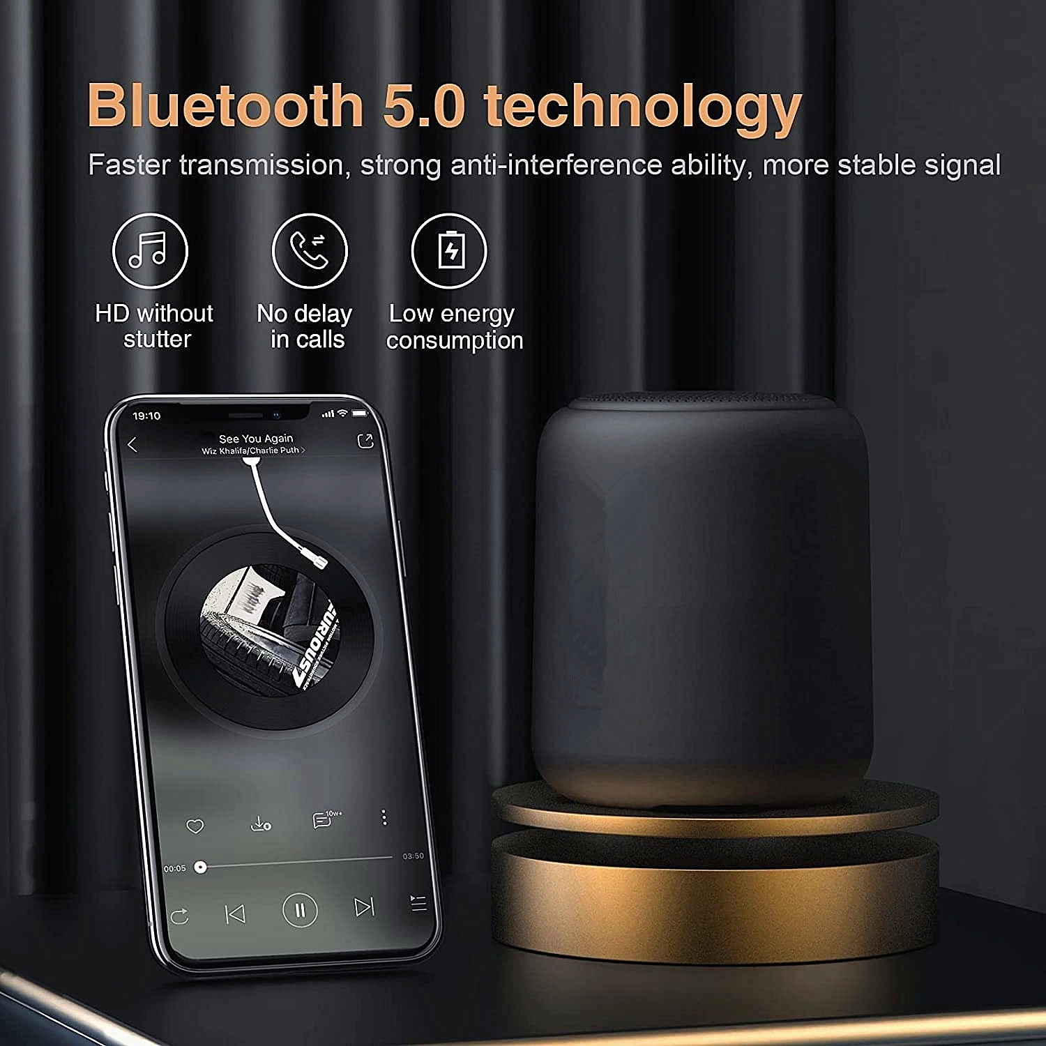 Mini Wireless Bluetooth Speaker With 18 Hours Playtime 3