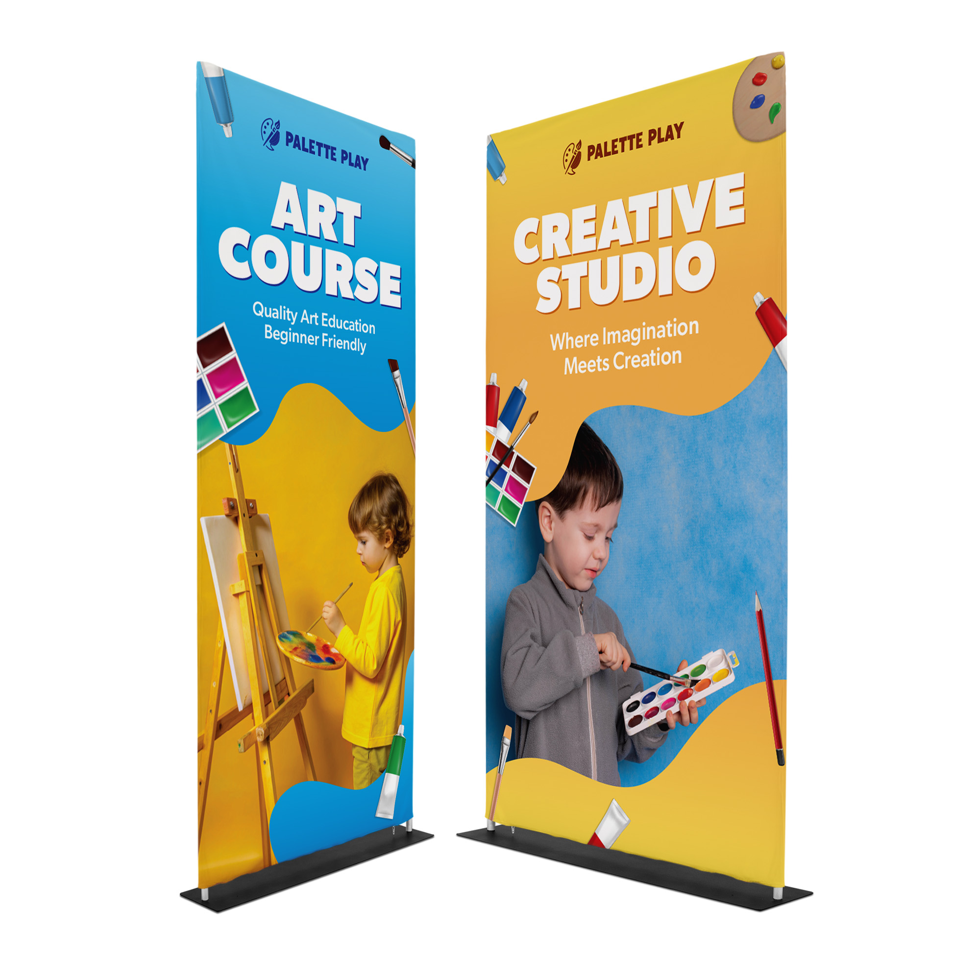 36" X 90" Custom Tension Fabric Banner Stand 6