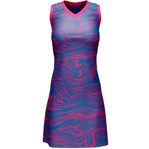 Women's Full Sublimation Premium Netball Dress - PolySpandex 7