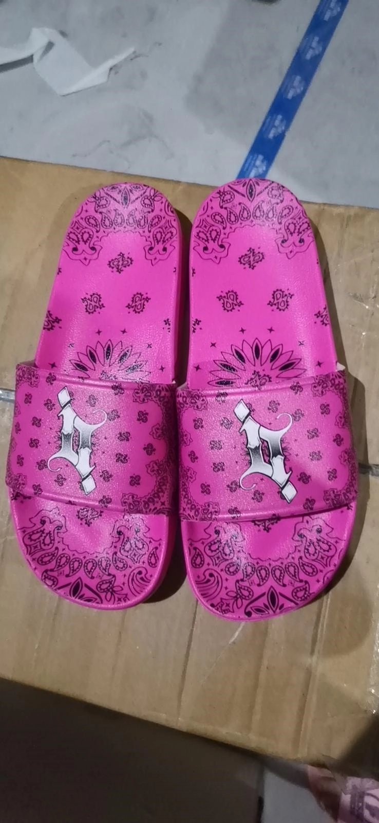 3D Embossed Custom Slides, Slippers, Flip-Flops, and Sandals 4