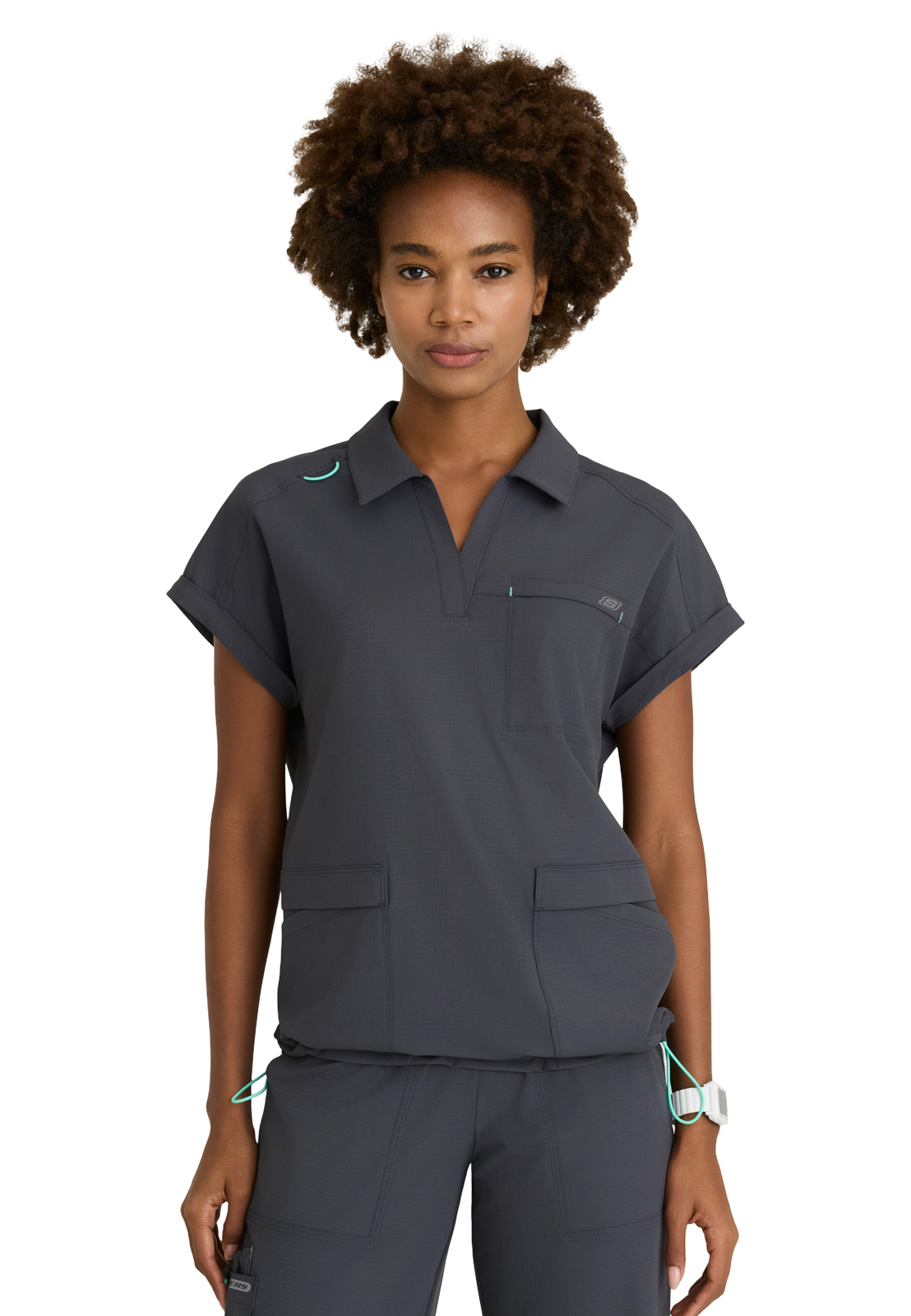 Skechers Ripstop Collection - Women's Three-Pocket Charlie Scrub Top 4