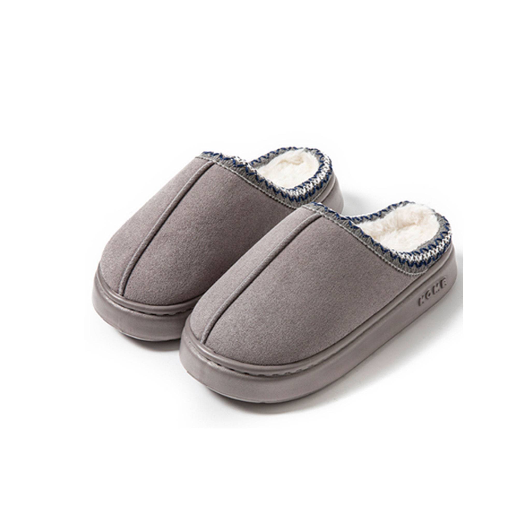 Suede Fleece Lined Indoor/Outdoor Slippers 4