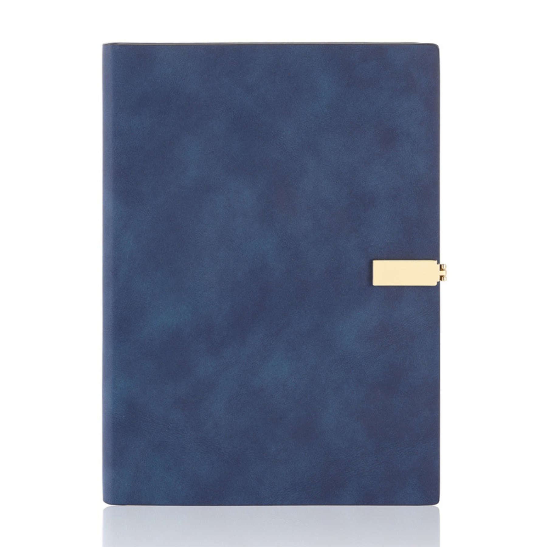Suede Faux Sheepskin Notebook & Pen 3