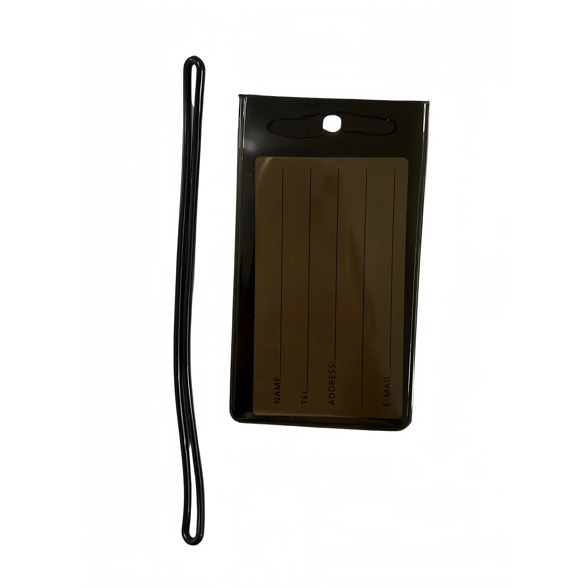 PVC Luggage Tag With Card Slot, Soft Flexible Identifier 2
