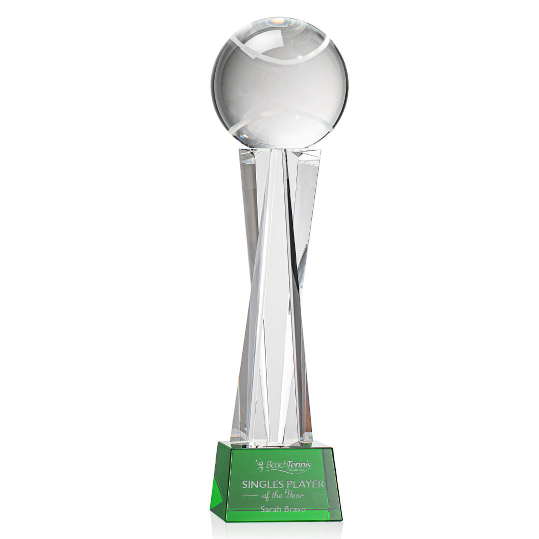 Tennis Ball Award on Grafton Base - Green 11