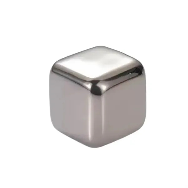 Stainless Steel Ice Cubes Set with 4pcs Reusable Cooling 5