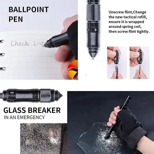 9 in 1 multifunctional Tactical pen 5