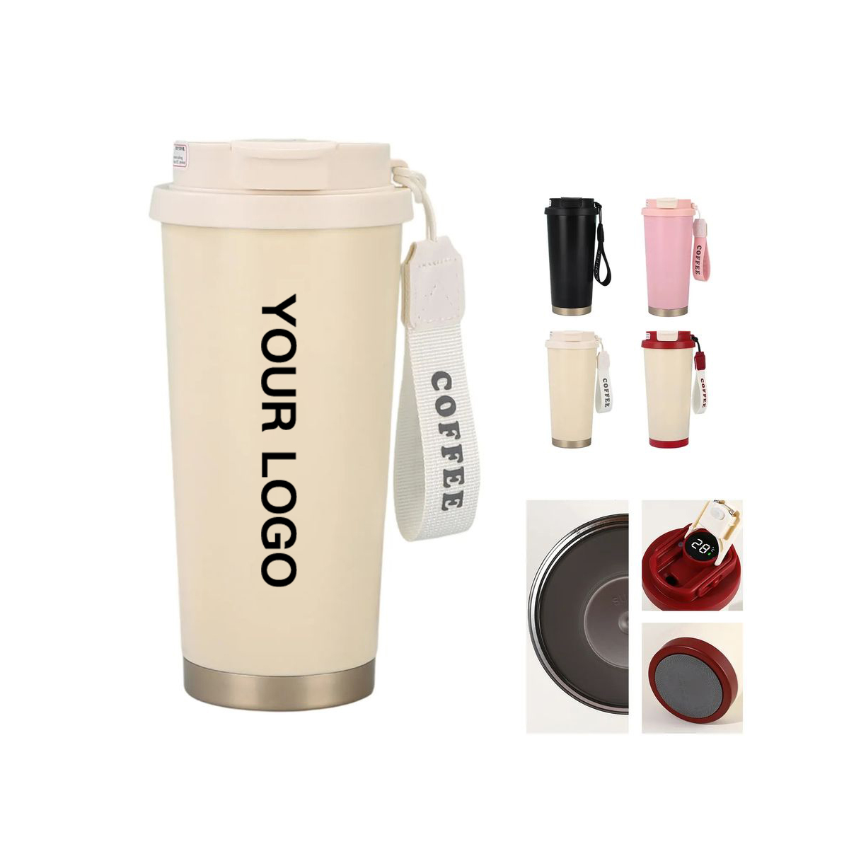 316 Stainless Steel Coffee Cup for Hot and Cold Drinks 3