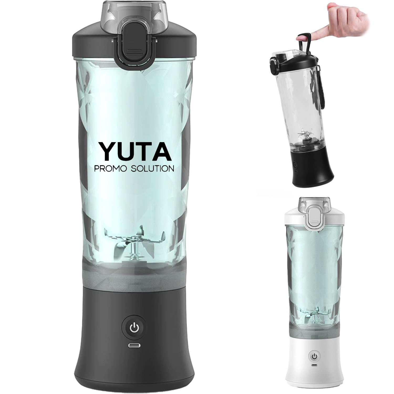 20oz Plastic Portable Blender Juice Smoothie Cup 3