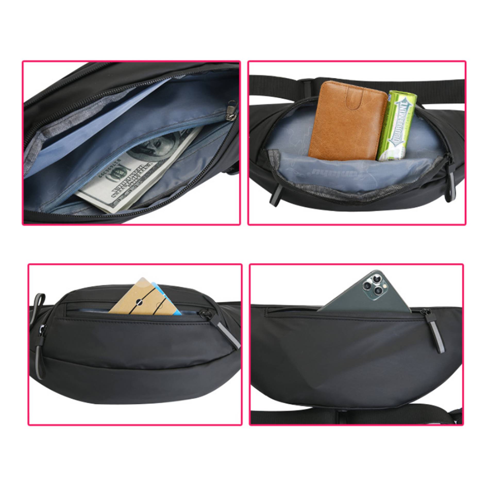 Waterproof Sports Fitness Phone Waist Bag 3