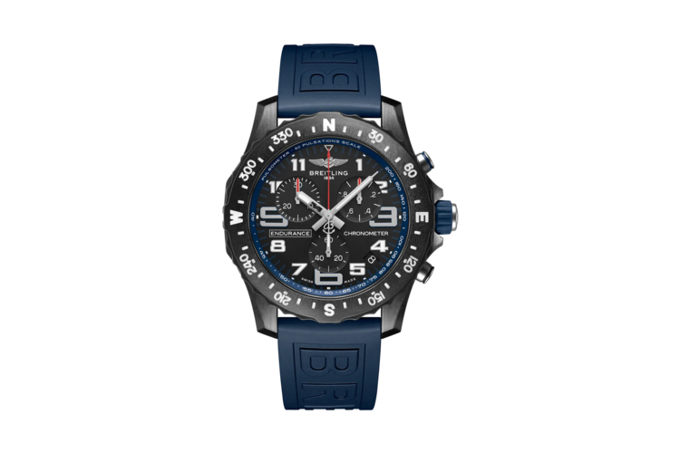 Breitling Professional Endurance Pro 44 Blue Rubber Strap Watch 2
