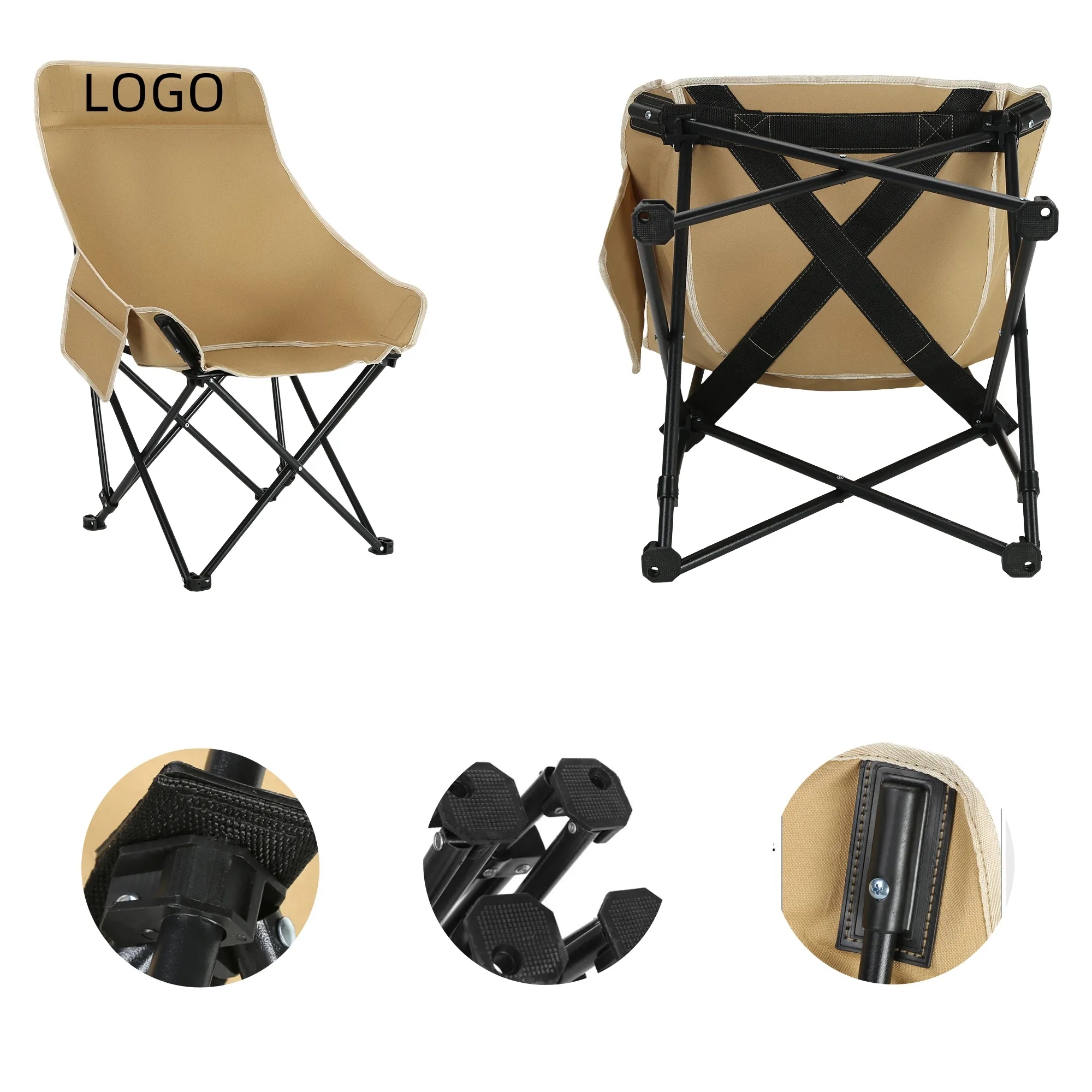 Compact High-Back Folding Chair for Outdoor Adventures 1