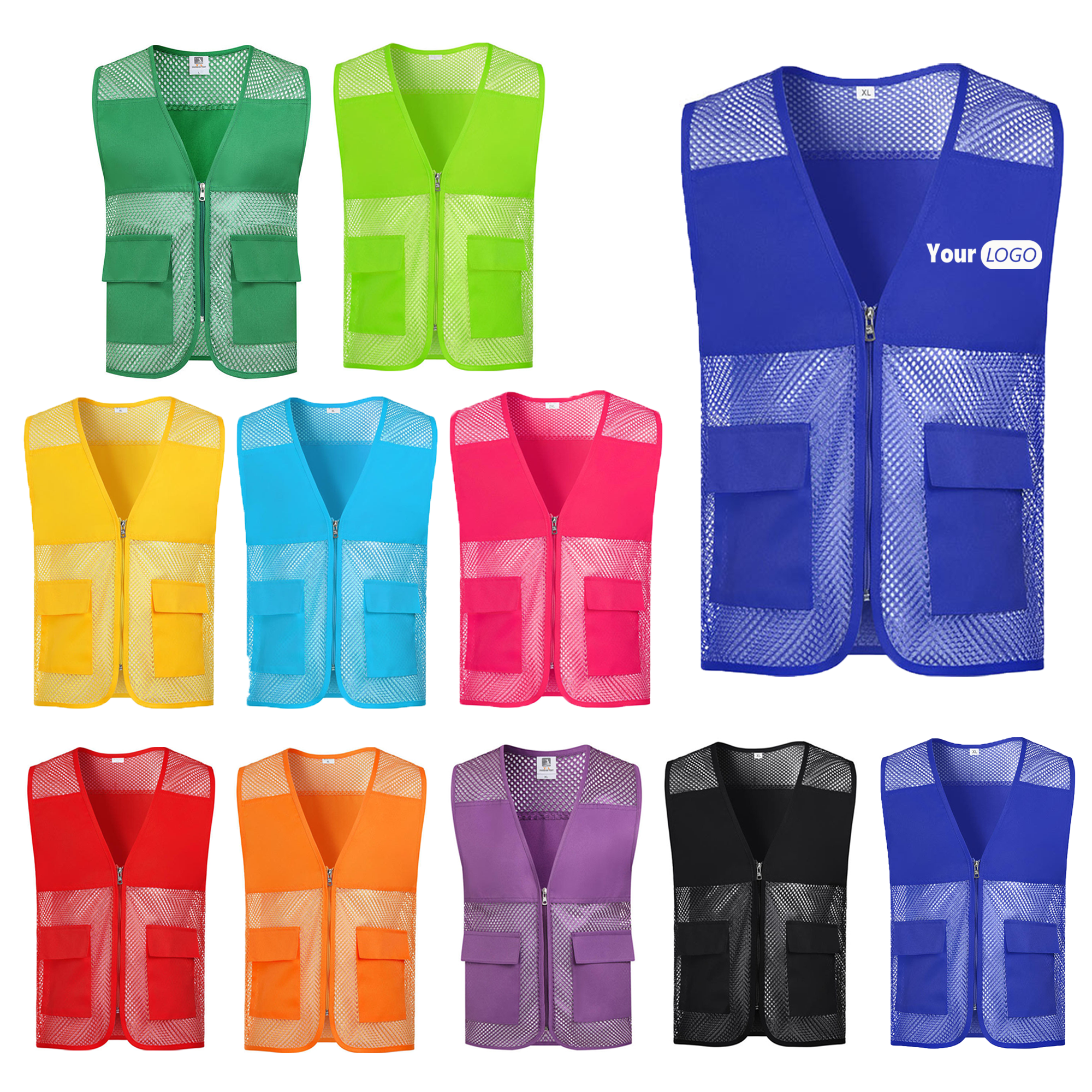 High Visibility Reflective Mesh Vest MOQ20 2