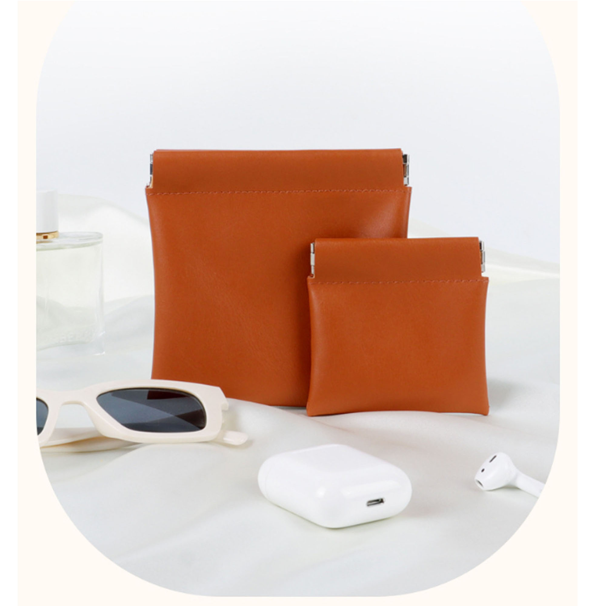 High-Quality Square Leather Bag with Bold, Lasting Colors 1