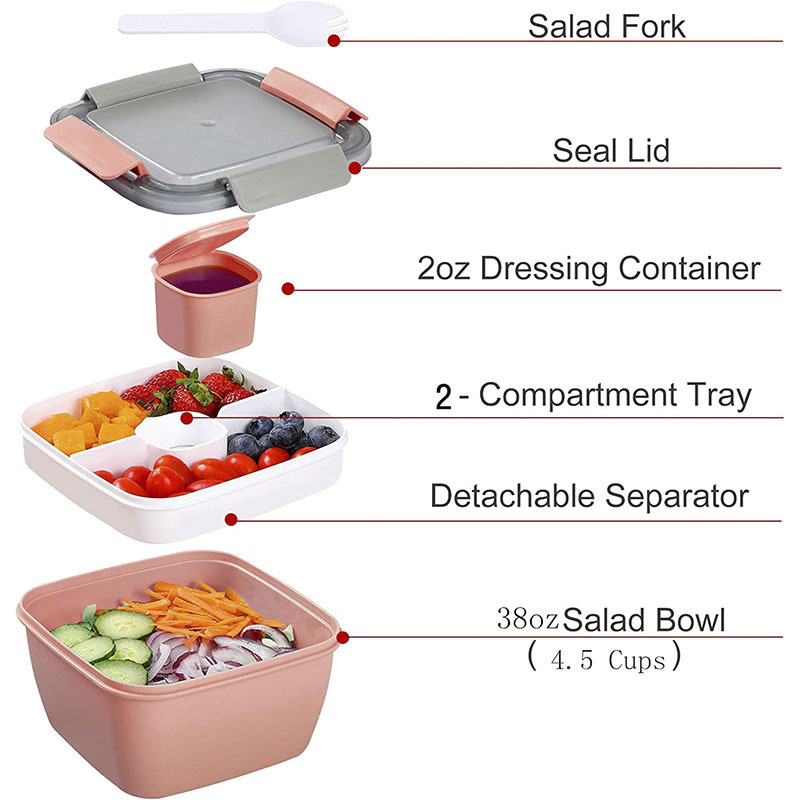Salad Lunch Box with Fork 2