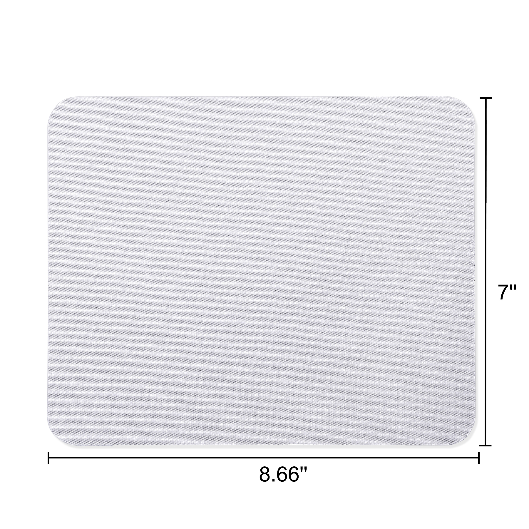 7'' x 8 2/3'' x 1/16'' Soft Thin Mouse Pad 4